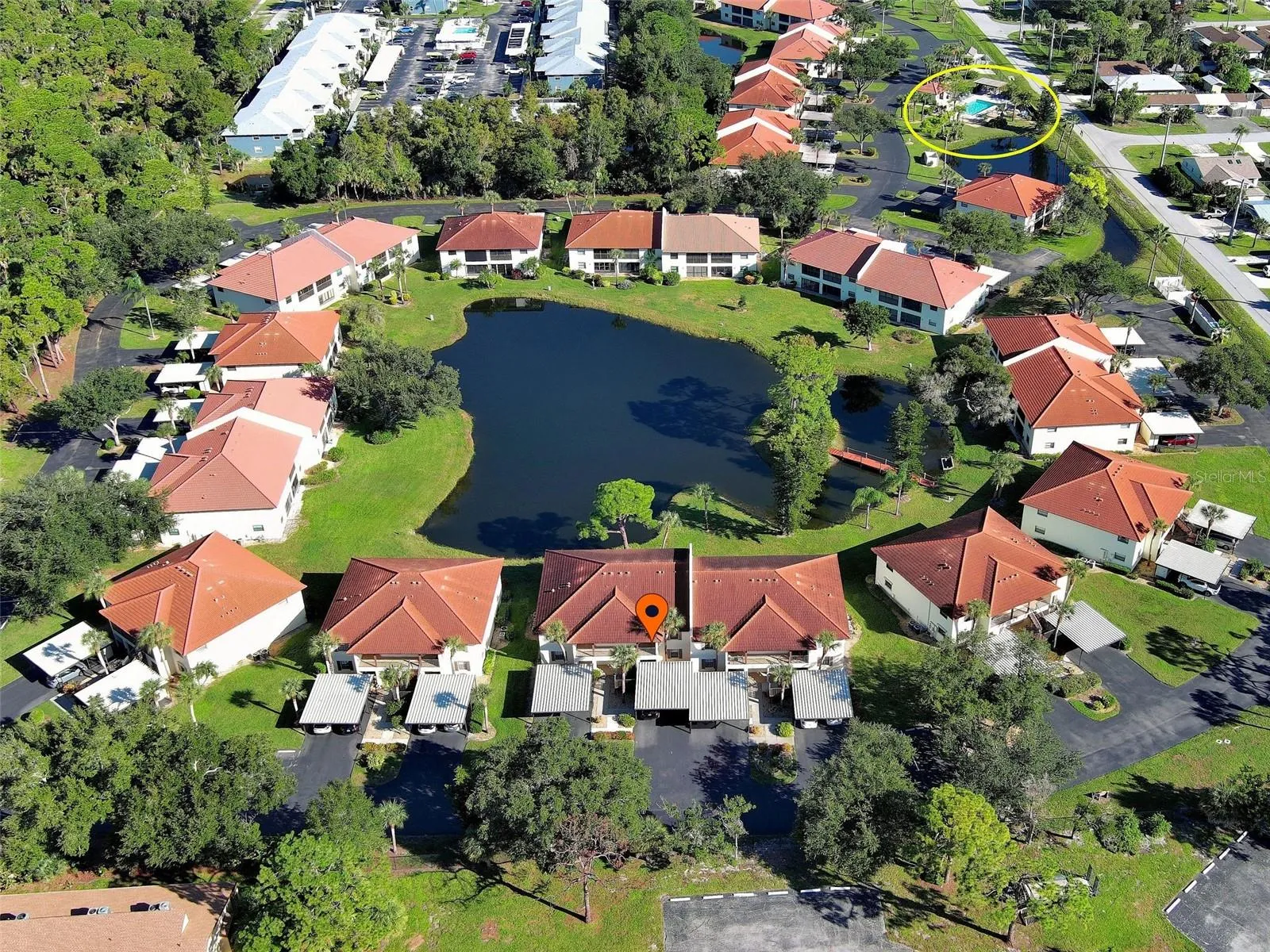 CHECK OUT YOUR NEW COMMUNITY - THIS UNIT IS TUCKED AWAY IN THE BACK.