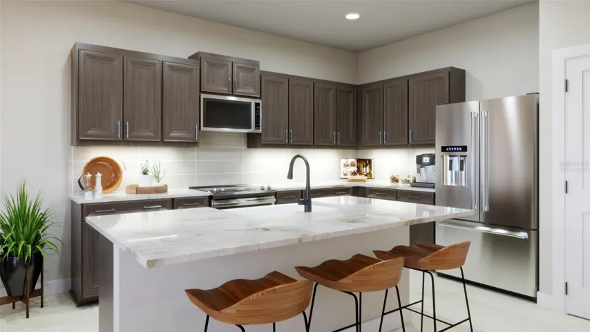 Kitchen Rendering (Virtually Staged)