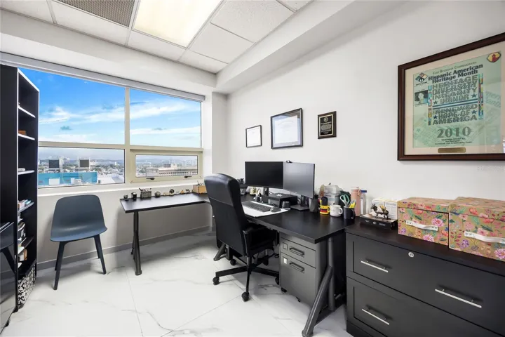 Private Executive Office with Exterior View