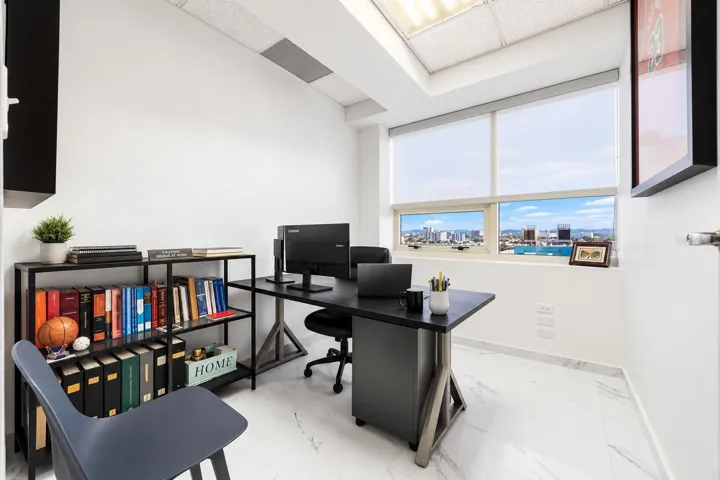 Private Executive Office with Exterior View