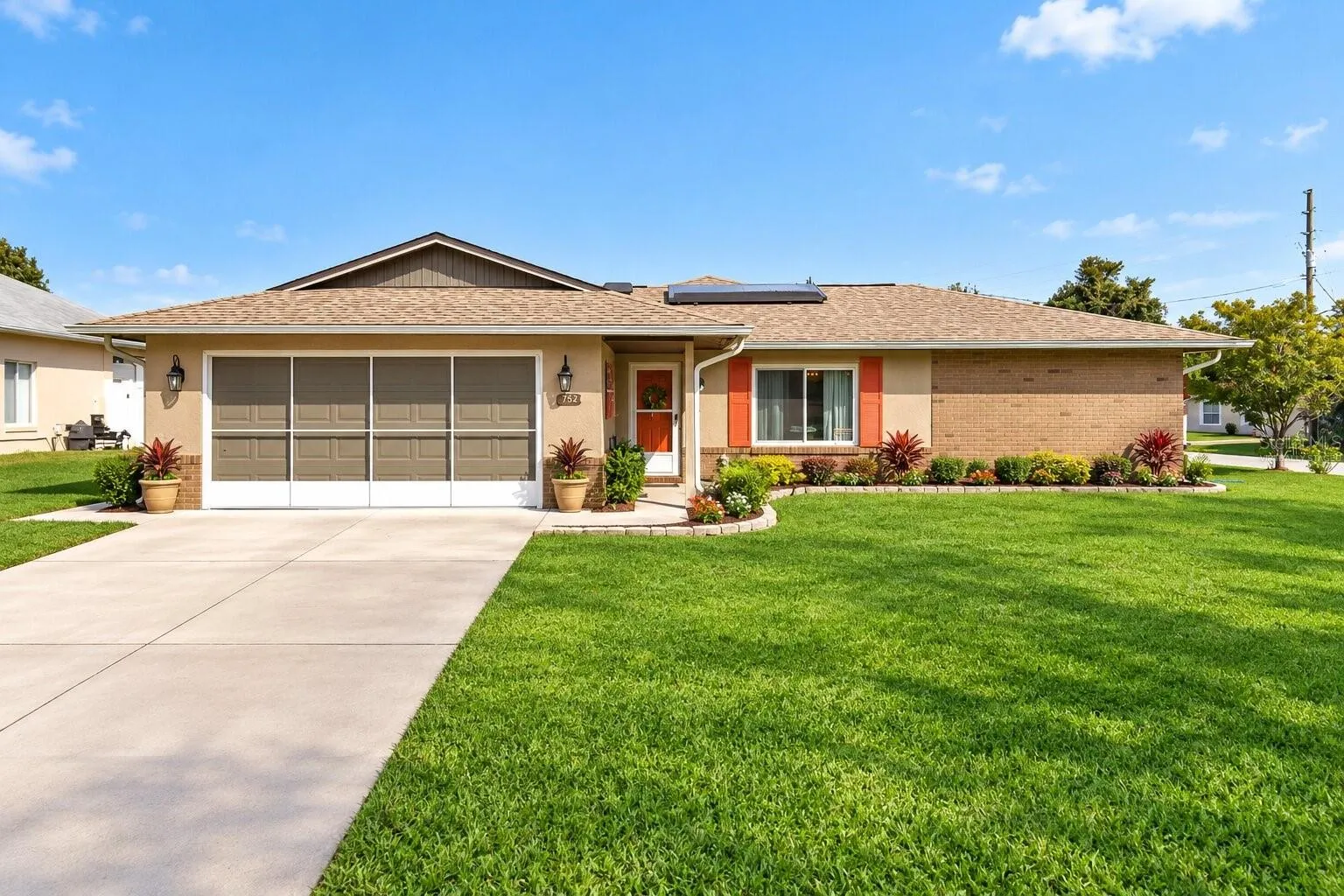 Virtually Staged Front Exterior