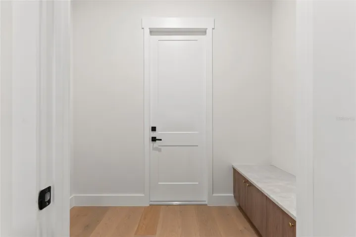 mud room off garage