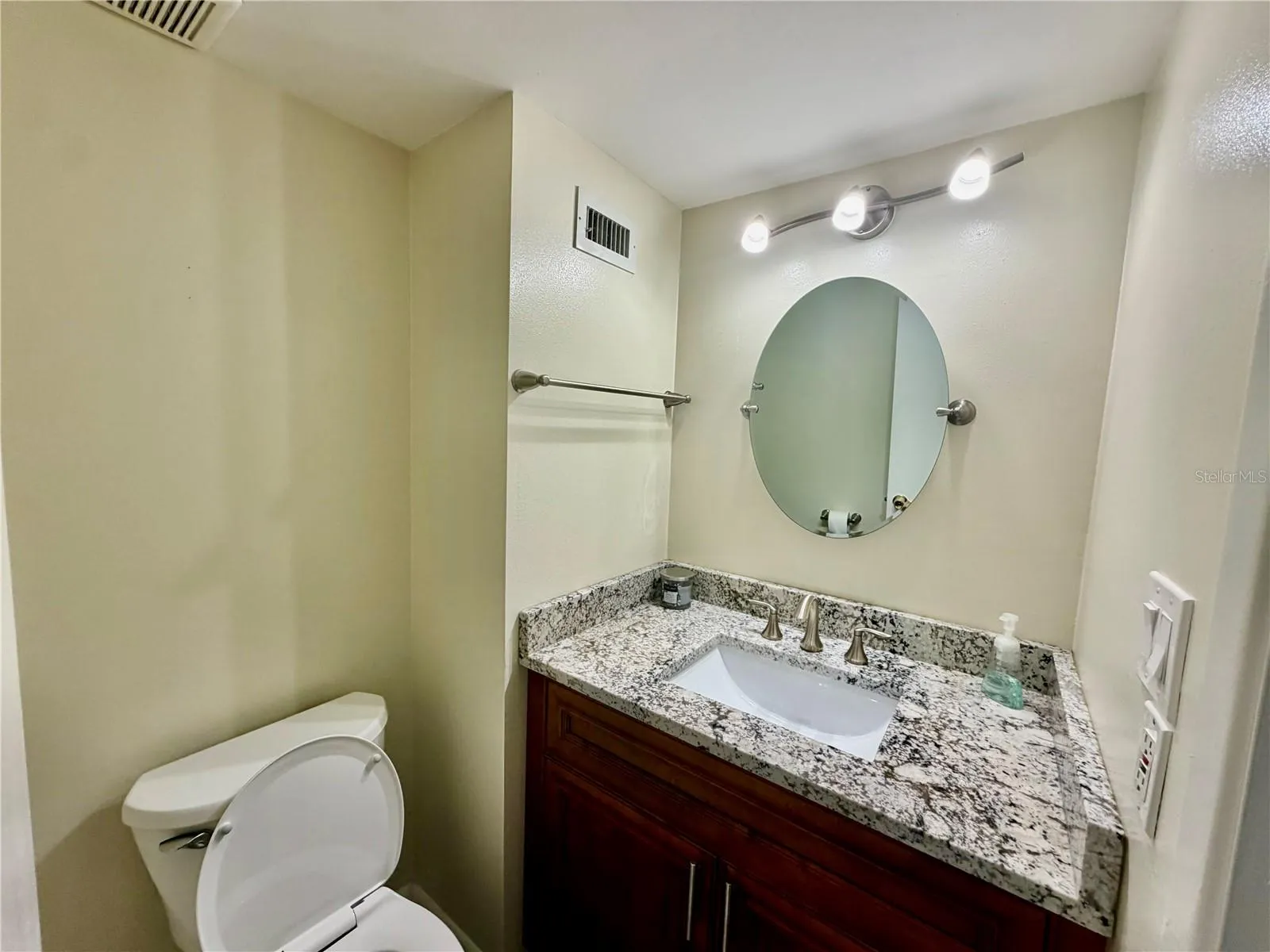 This is the downstairs bathroom, the half bath
