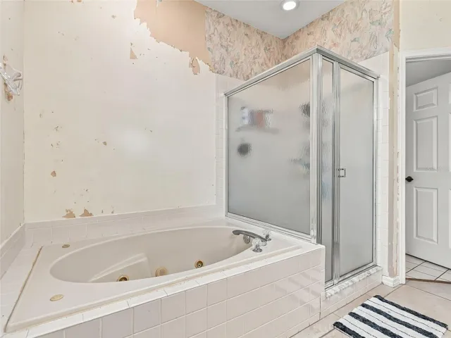 Large Soaking Tub with Jets