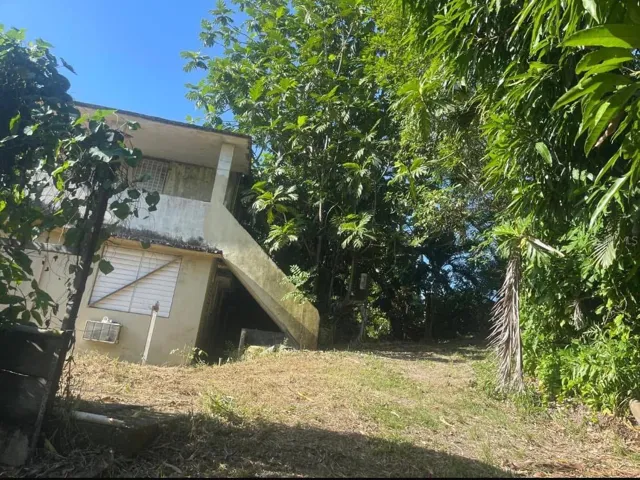 Multi-family structure with exterior staircase