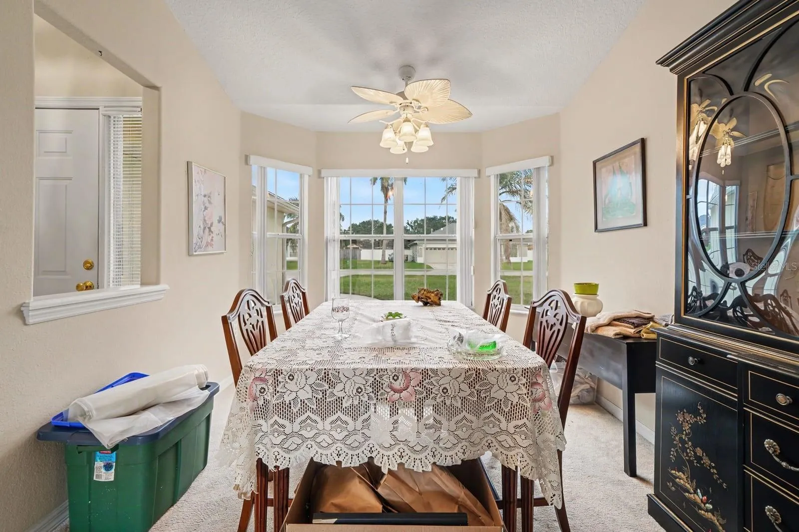 Bright Dining Area Overlooking Expansive Grounds & Countryside
