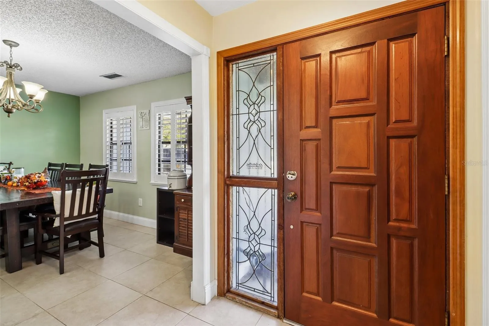 Step through the front door and into a welcoming foyer.
