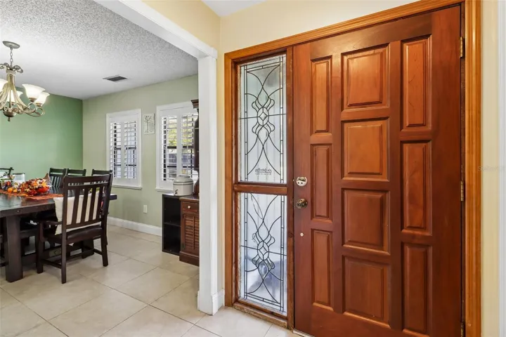 Step through the front door and into a welcoming foyer.