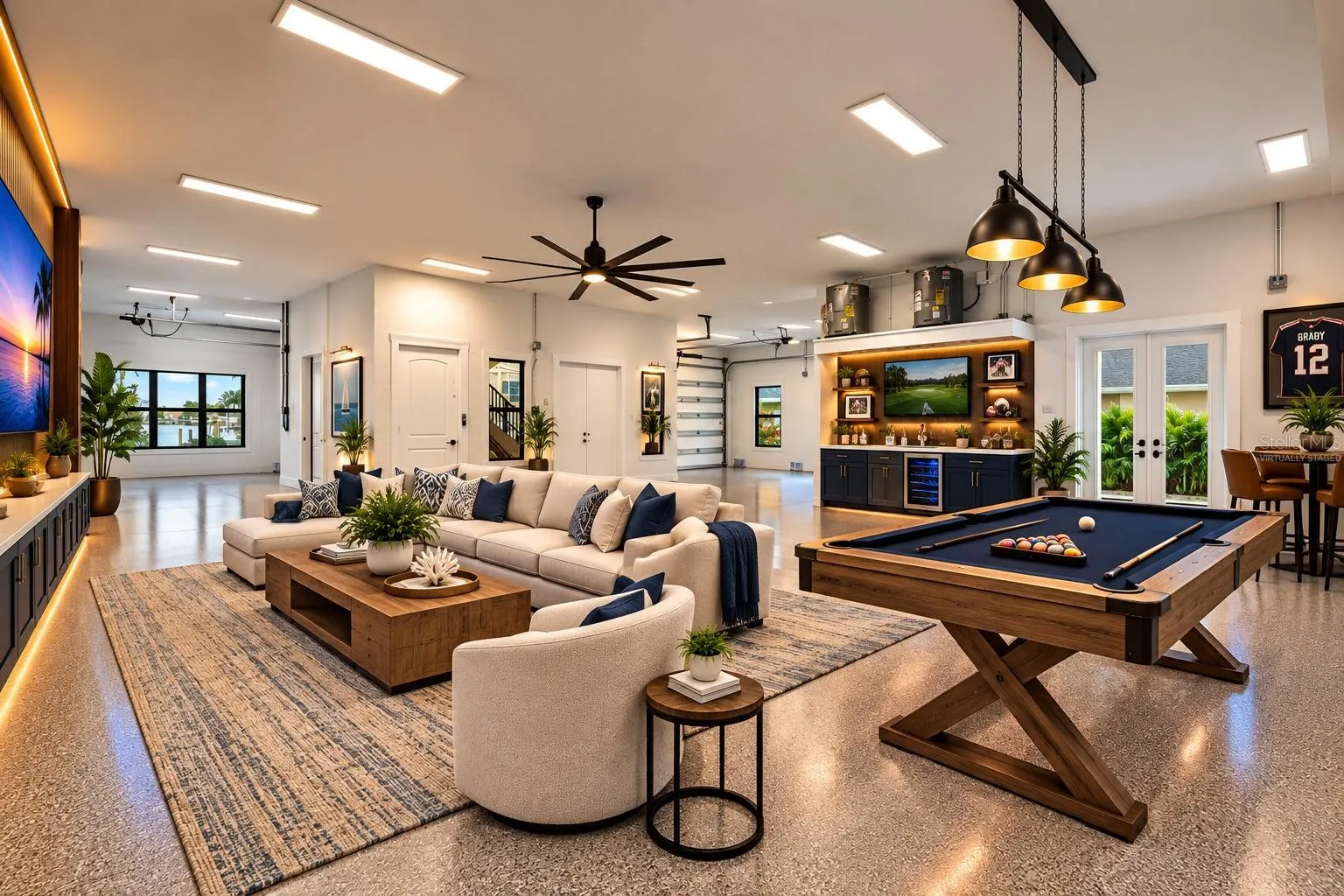 Virtually Staged - Finished Lower Level/Garage