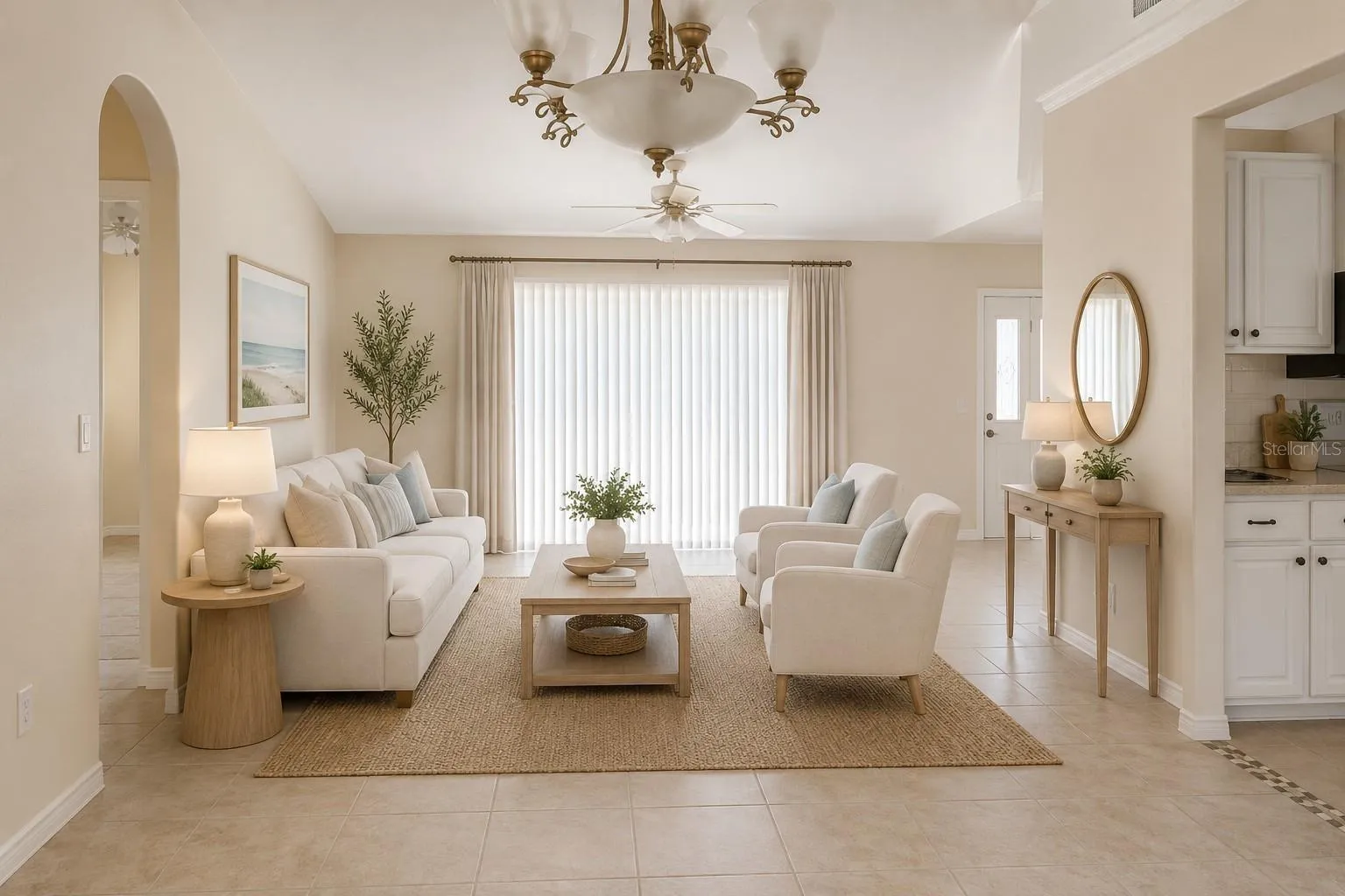 Living Room Staged