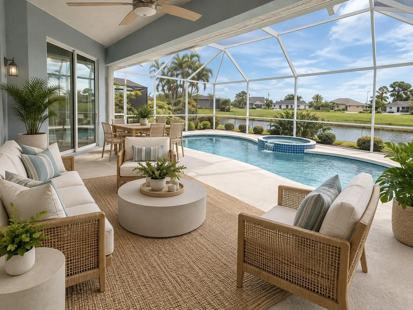 Patio Staged