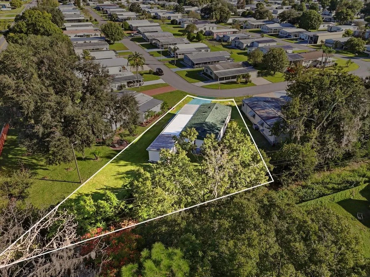One of the larger lots in the community, along the exterior. .25 acres