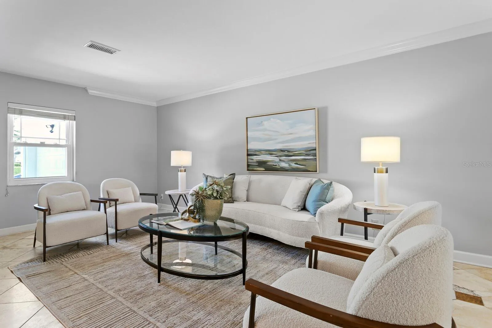 Nice light in the living room.