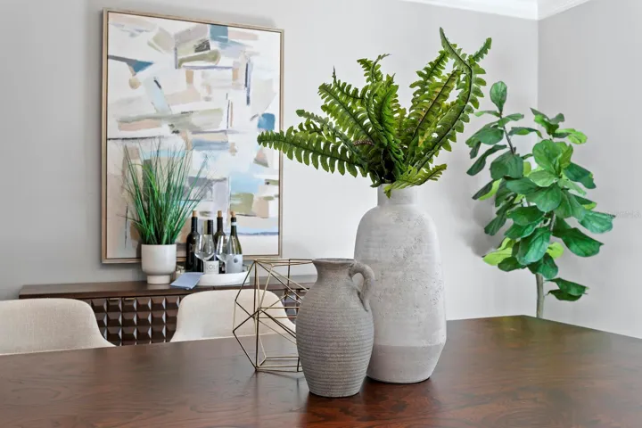 Dining room creates stories.
