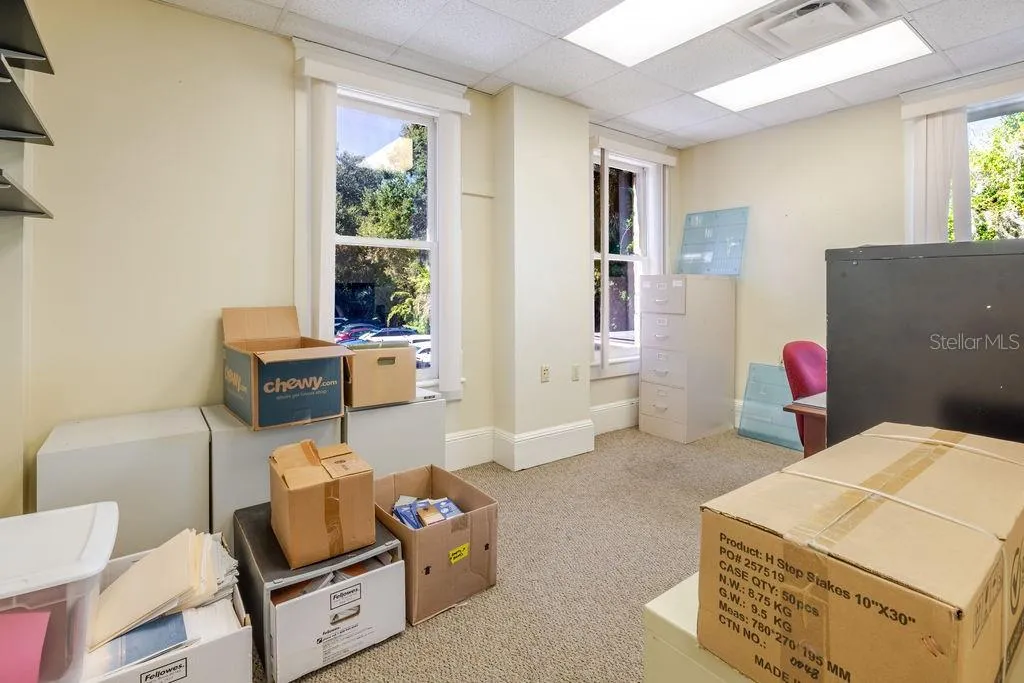 First floor office in back.
