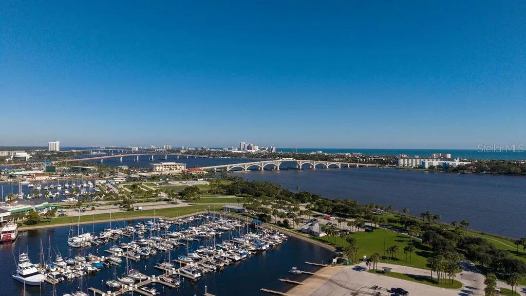 Bridges over to the beach.
