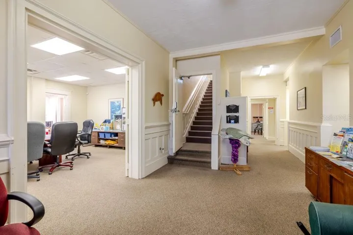 First floor foyer from front door.