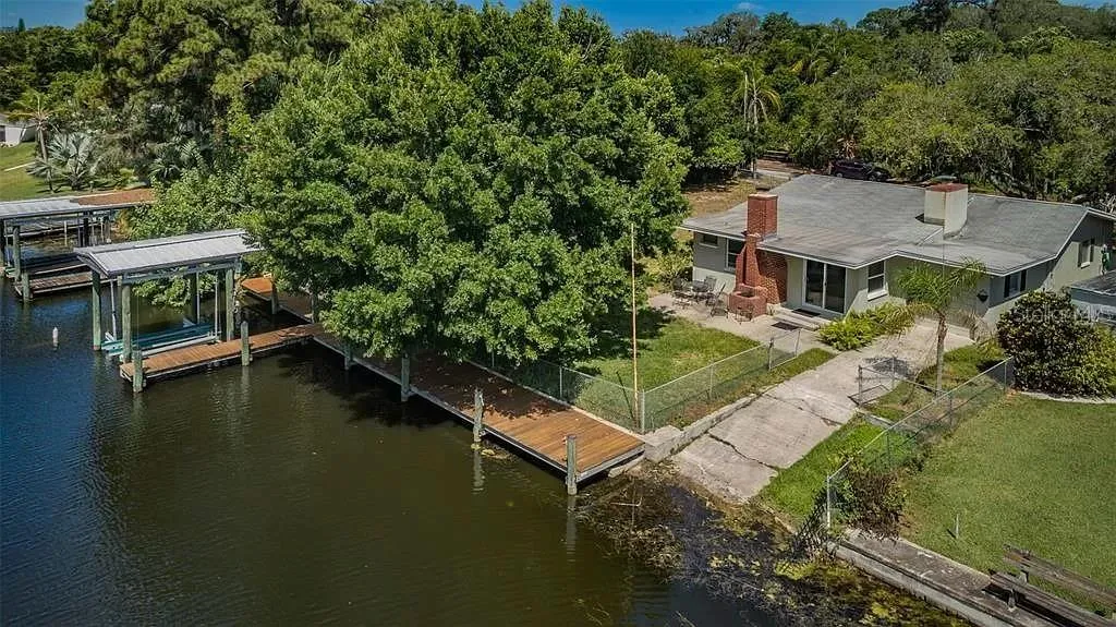 Aerial of back of house