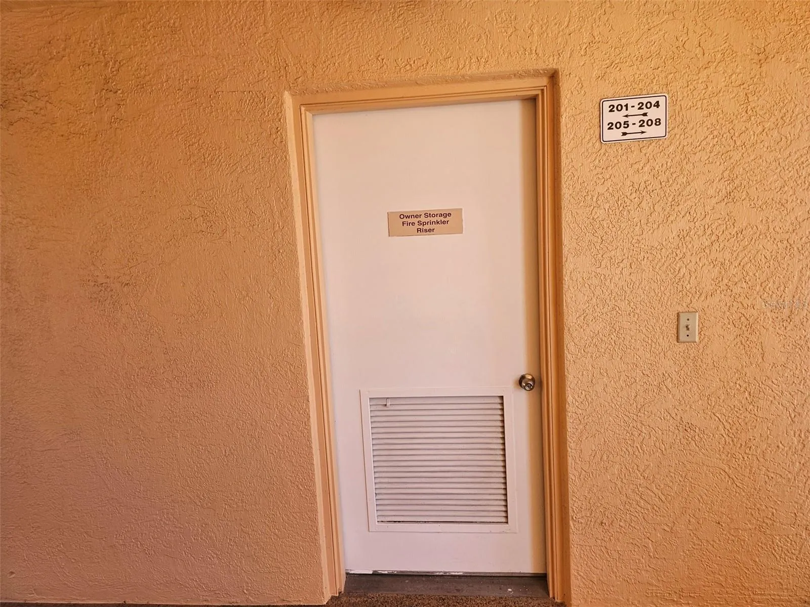 Extra Storage each unit