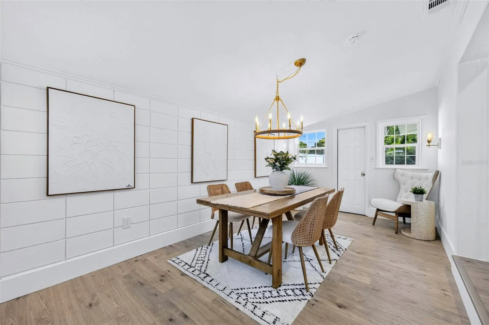 On the very other side is the dinning room area that could be converted into a multitude of different spaces, from an office to a, playroom, to a man cave.