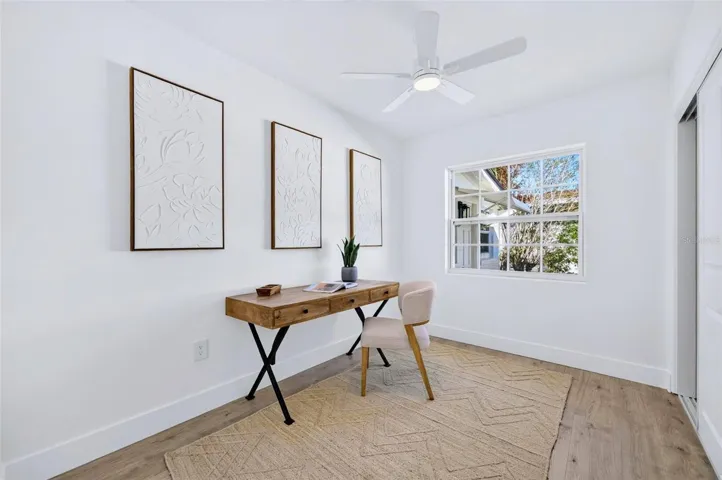 Third bedroom can also be an office, or space for your guests to stay,