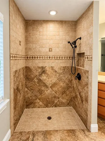 Master bath shower 2