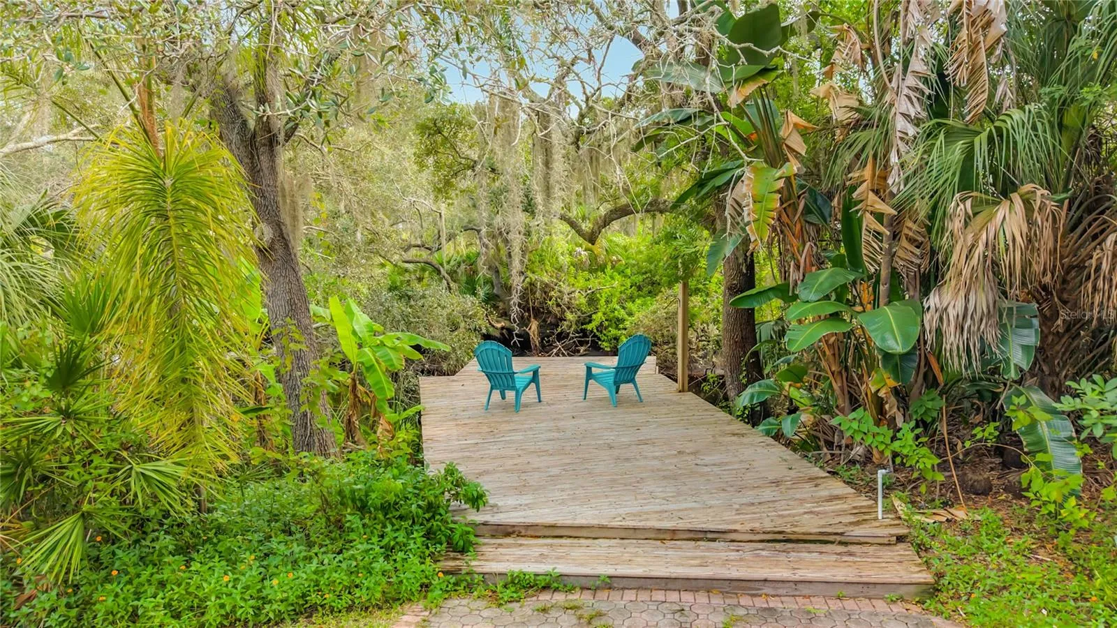 Dock overlooking Brooker Creek