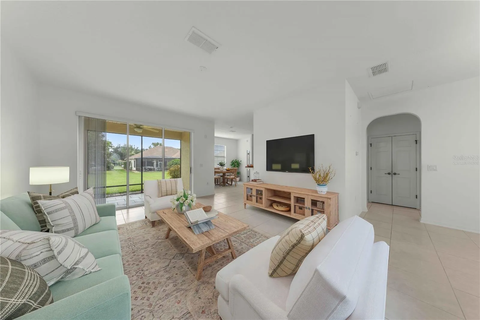 Living Room View-Virtually Staged