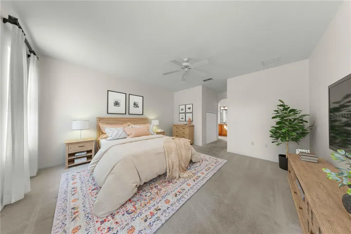 Primary Bedroom-Virtually Staged