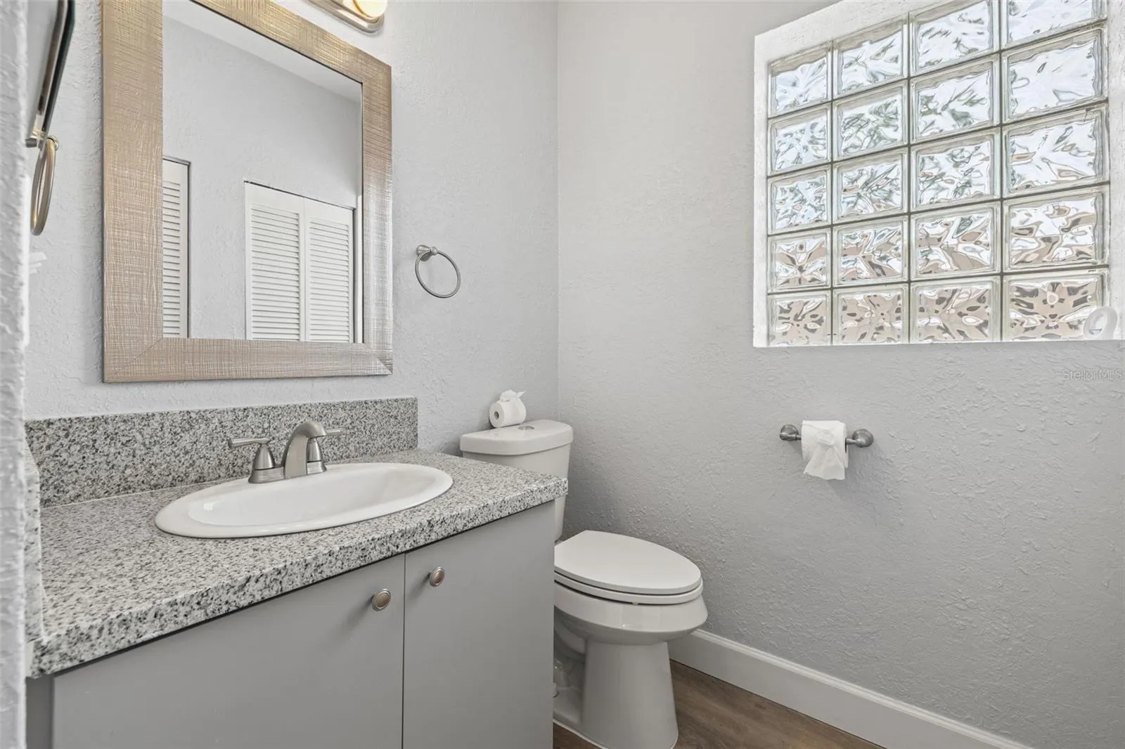 Main level half bath