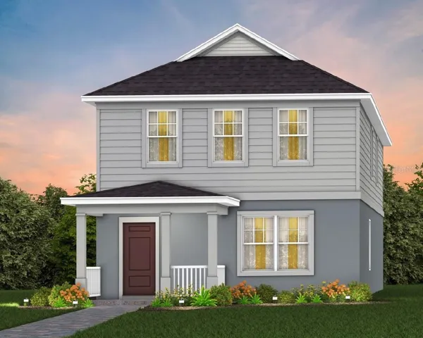 Exterior Design. Artistic rendering for this new construction home. Pictures are for illustrative purposes only. Elevations, colors and options may vary.