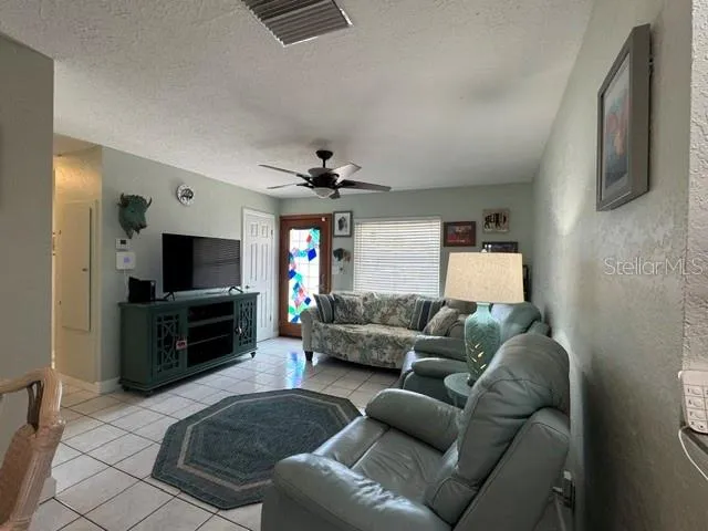 Living room view from dining room