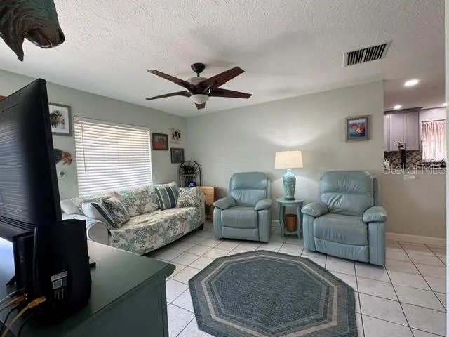 Living room view from hallway