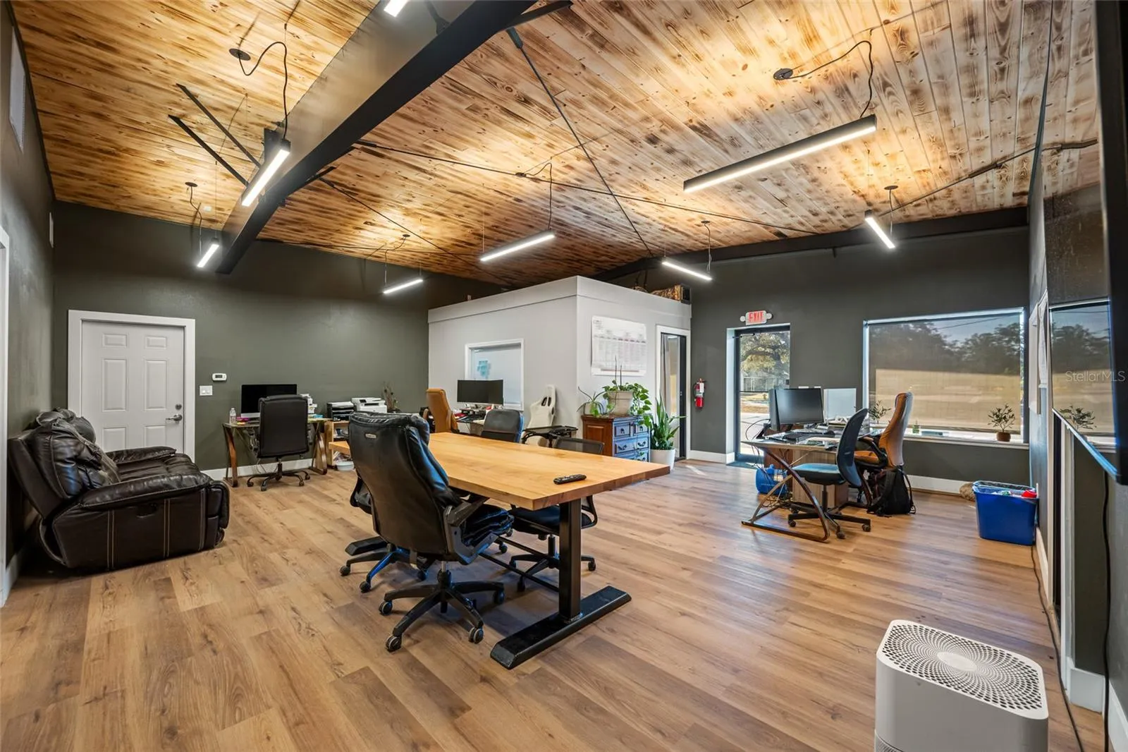 Main open office area