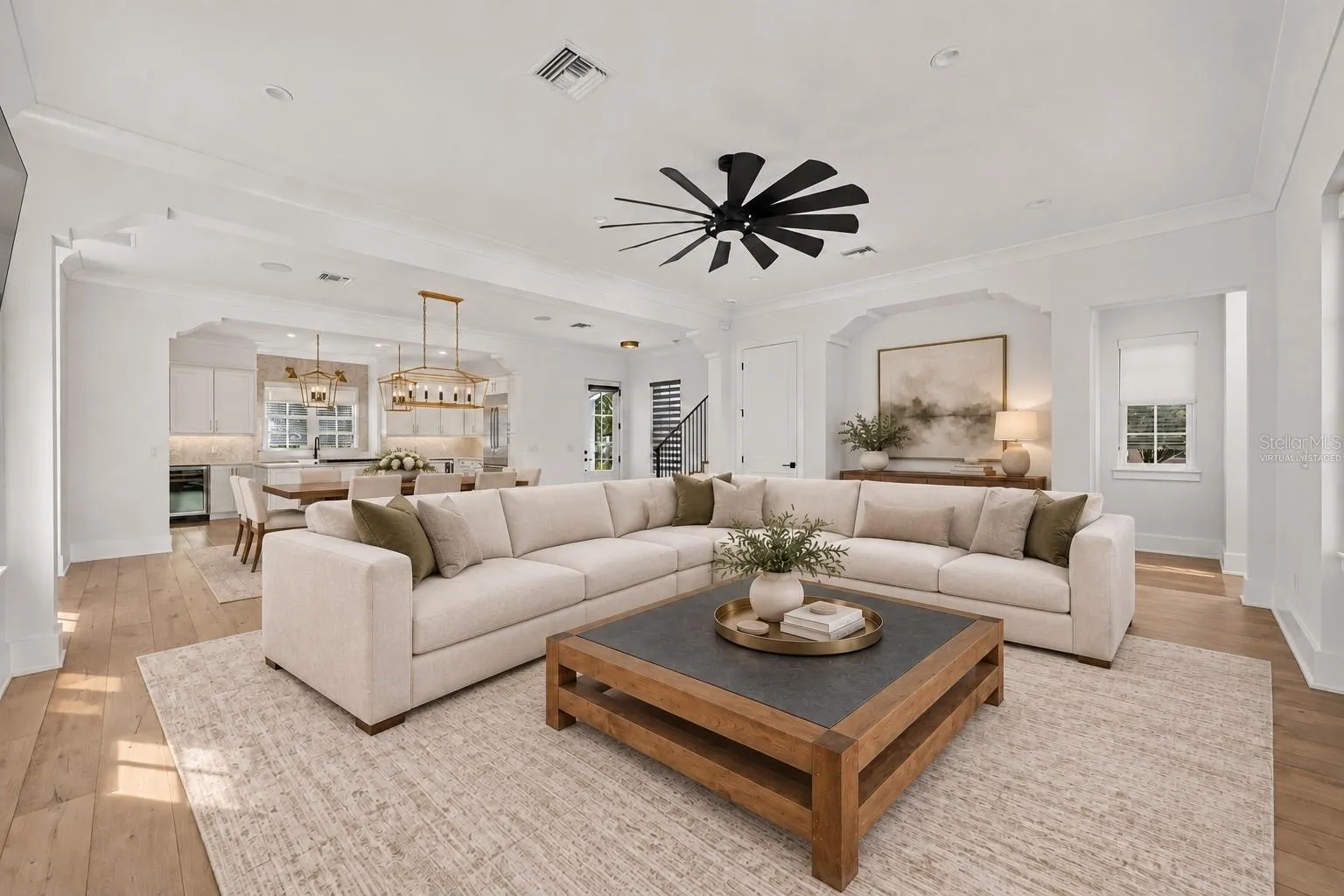 Living roomVirtually Staged