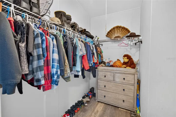 Bedroom two, walk in closet