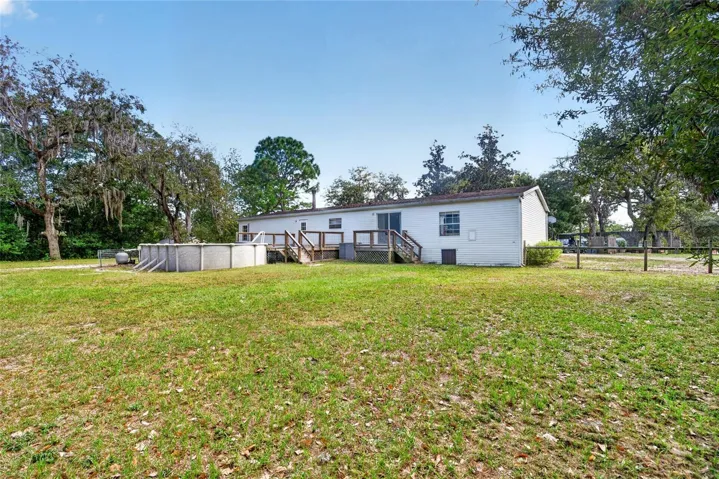 Rear of home