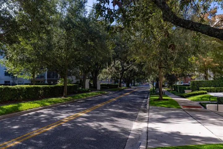 Interlachen street view only a block from Park Avenue