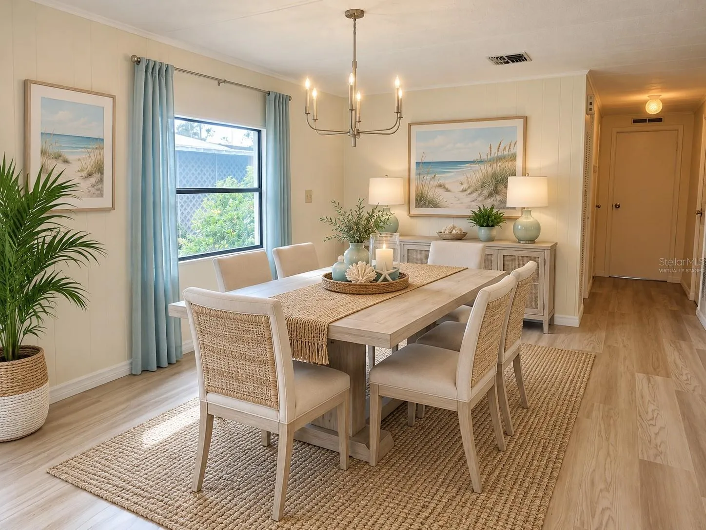 Virtually Staged Dining Room