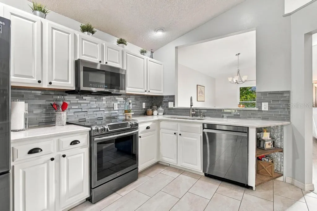 View of kitchen
