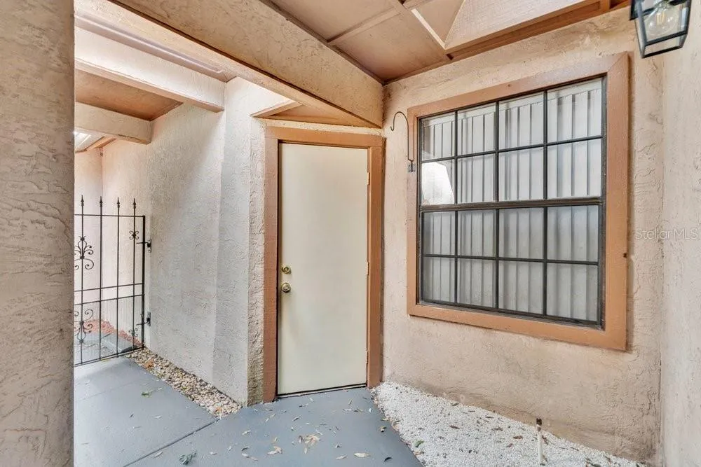 Door to garage