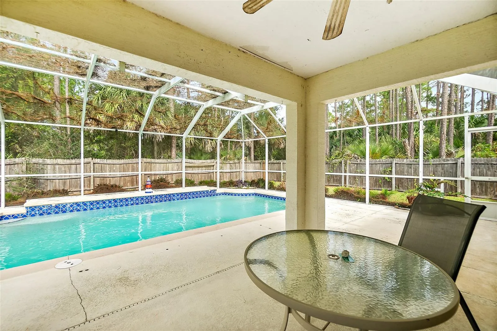 Lanai and Pool