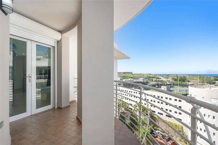 First level balcony with ocean and bay views