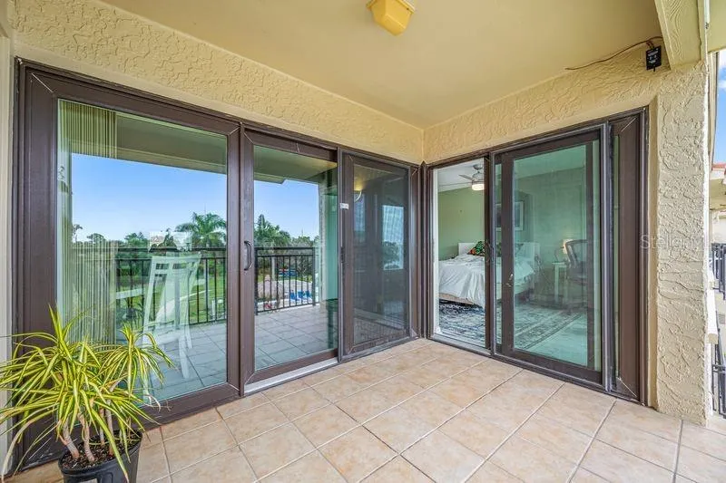 Balcony with Exterior Storage