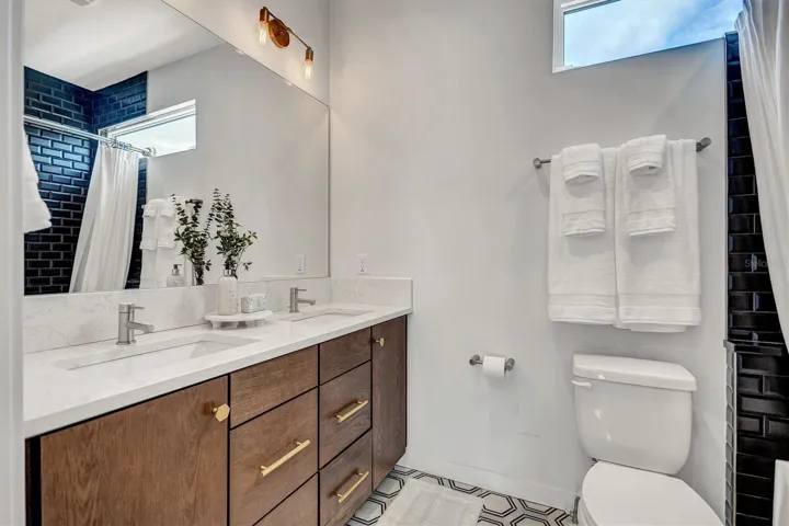 Double sink master vanity.