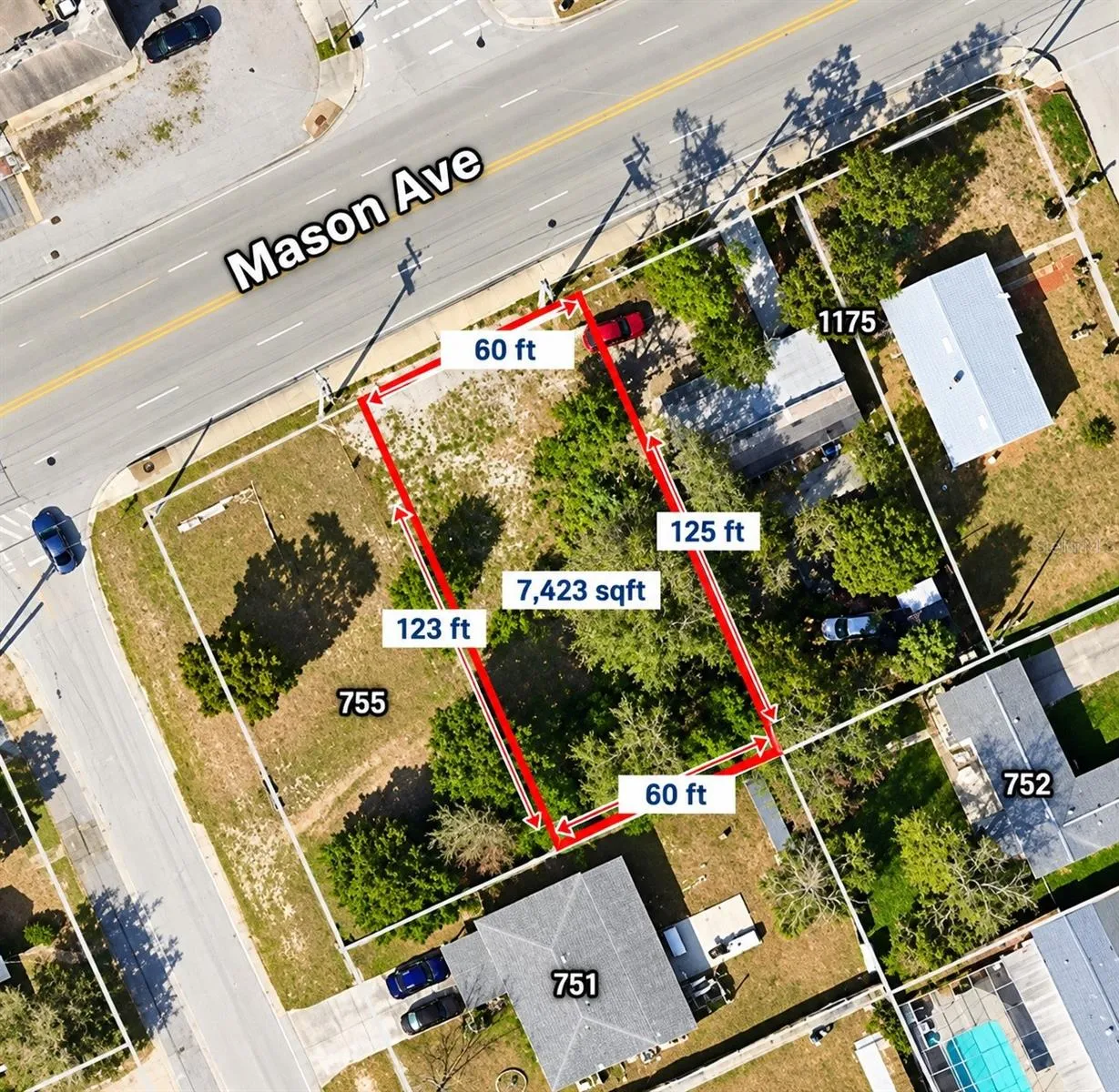 illustrative property boundary image