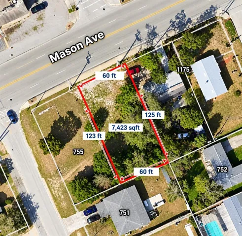 illustrative property boundary image