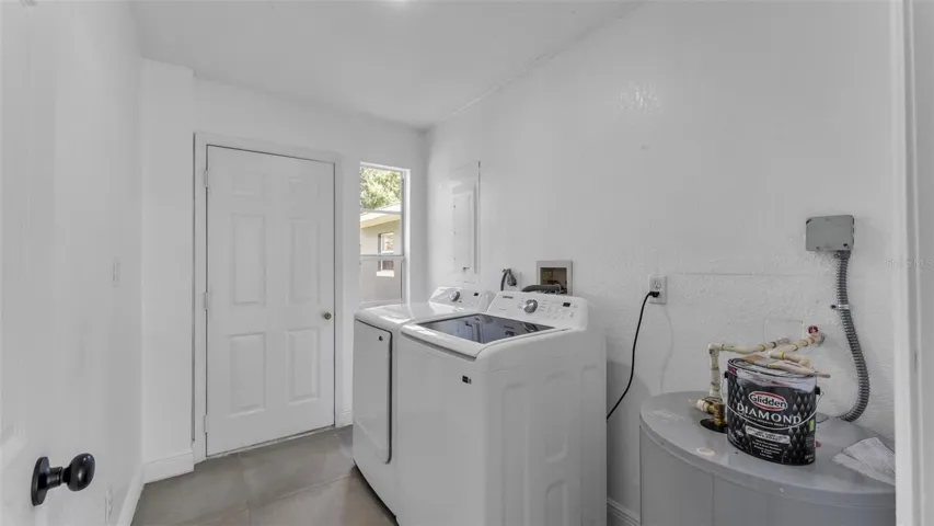 Indoor Laundry Room
