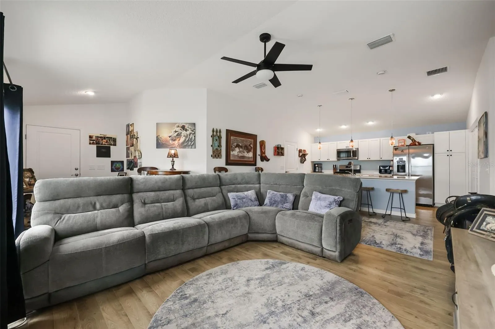 Couch included with home