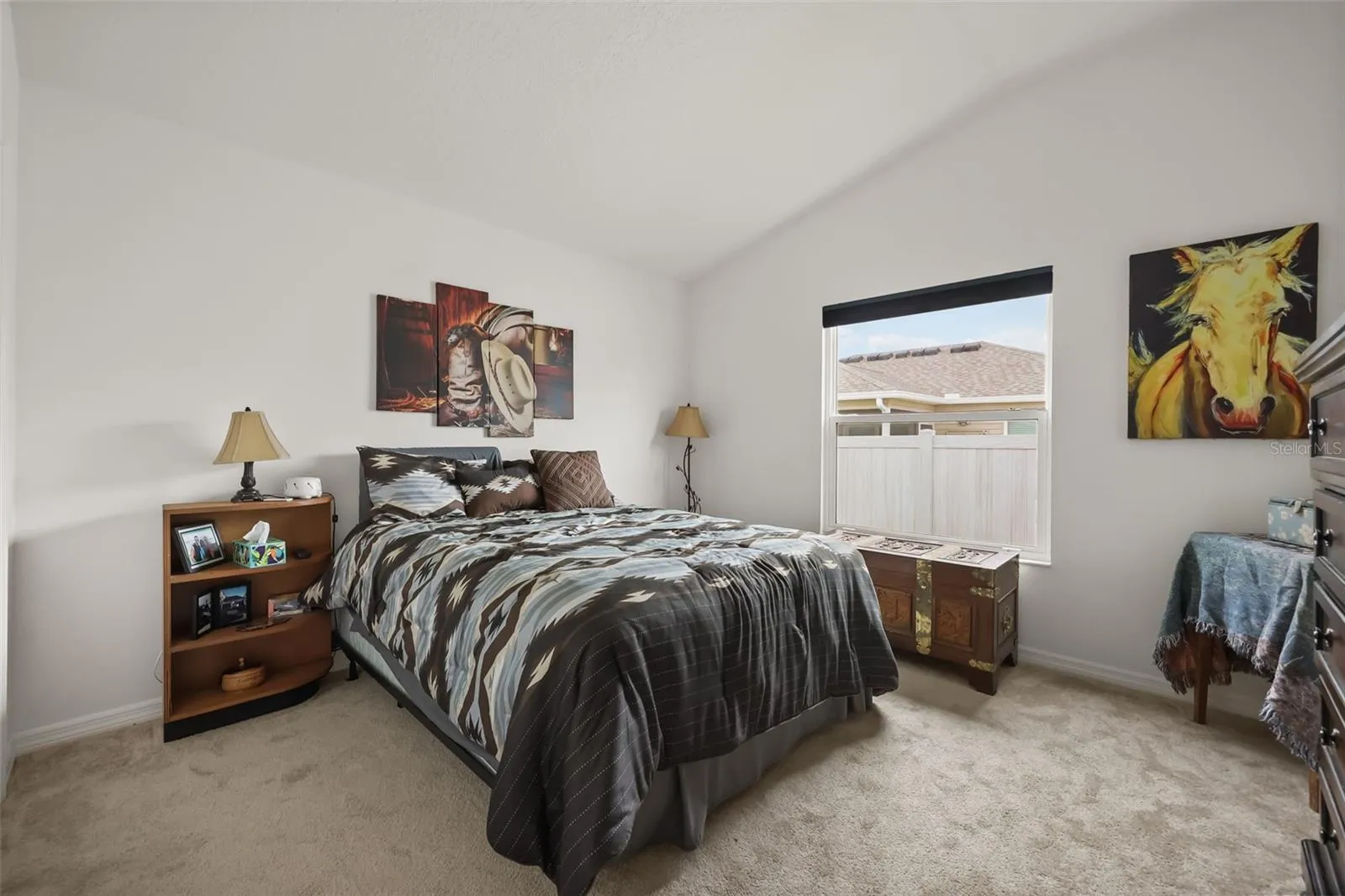 Guest room bed and chest do not convey